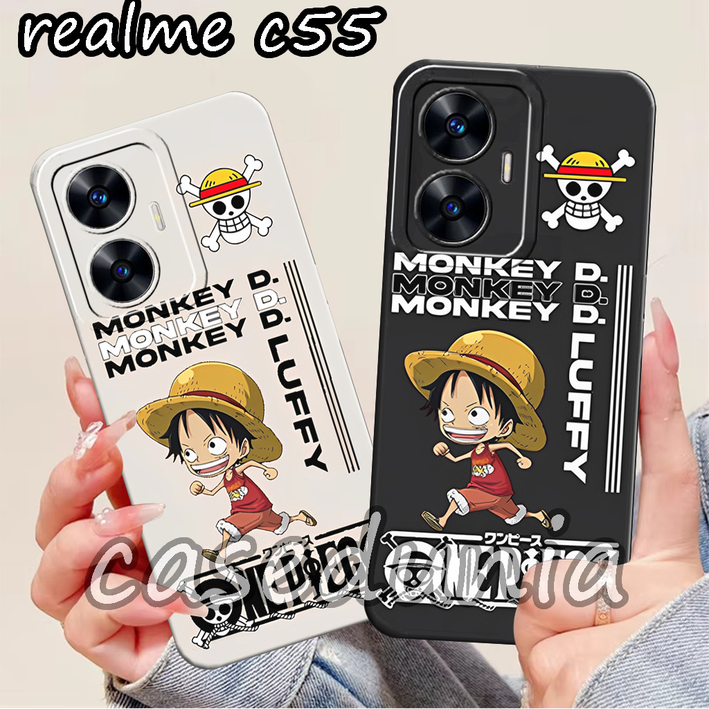 Cassing Realme C55 - C15 - C12 - C25 - C25s - C35 - C21- C21y - C25y Softcase Hp - Motif Anime