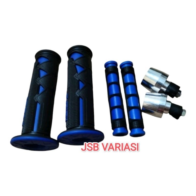 [READY] PAKET HANDGRIP MOTOR / GRIP MOTOR / HANDFAT / SARUNG GAS MOTOR VARIASI SET KARET HANDLE JARI