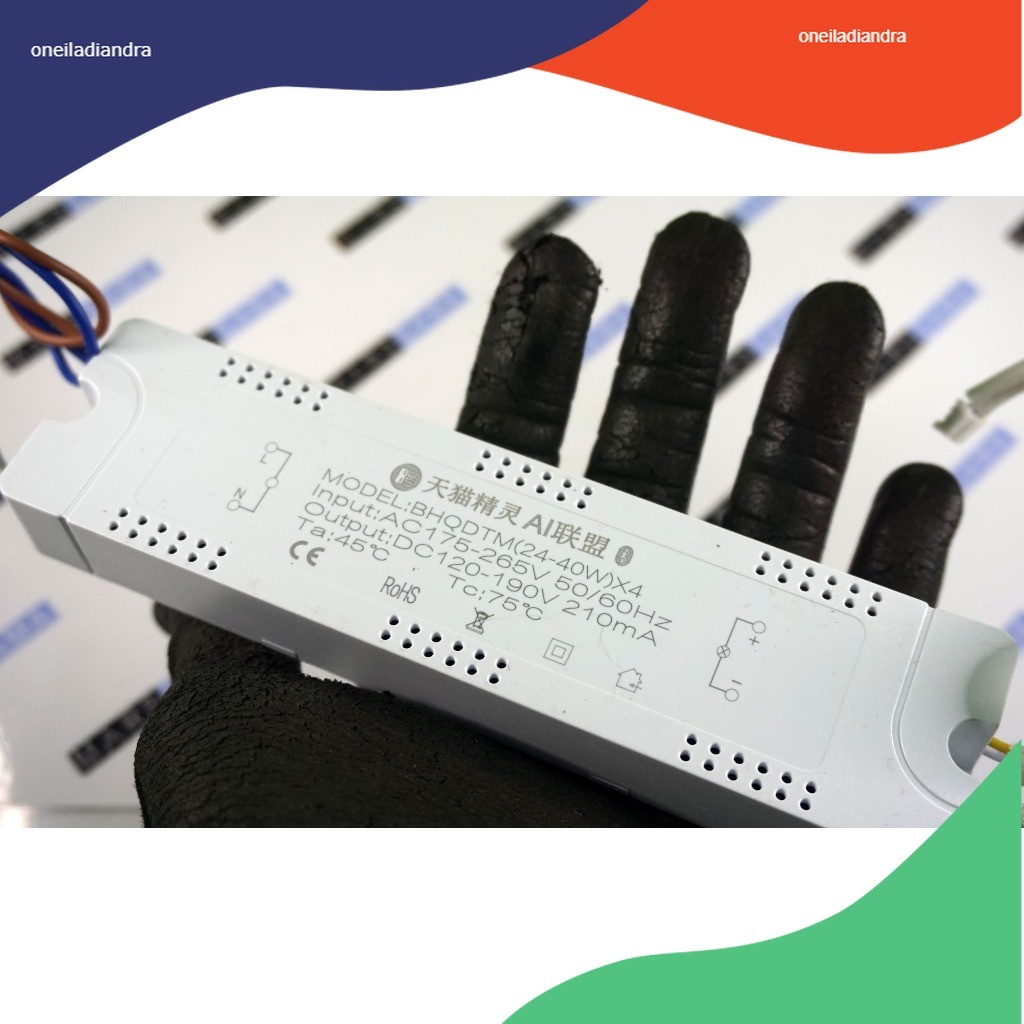 Driver LED 24W - 40W X4 AC220V ke DC 120 - 190V 210MA