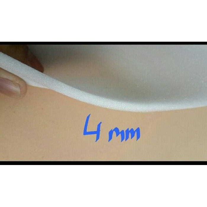 Pilihan- Busa Pet Jilbab Kerudung 4 Mm (Jual Meteran)