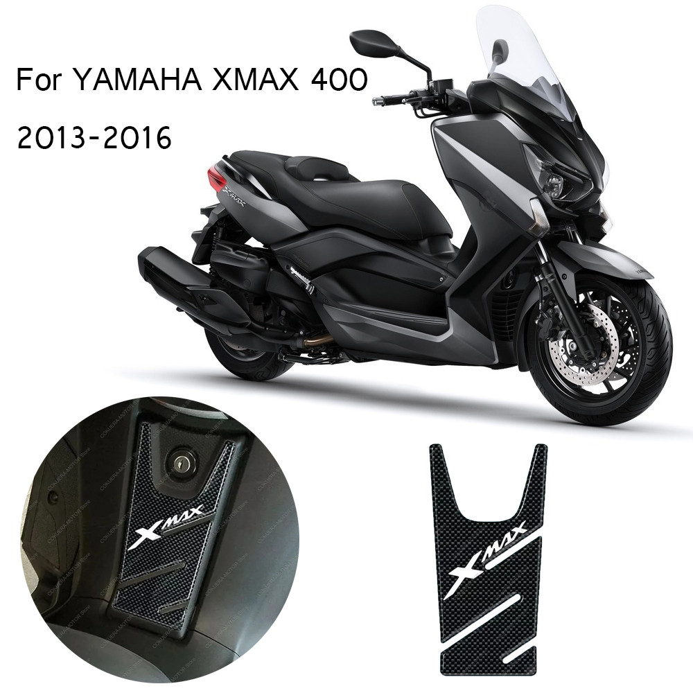 For YAMAHA XMAX 400 2013-2016 Motorcycle Pedal Protection Anti Scrat Protective Sticker 3D Epoxy Res