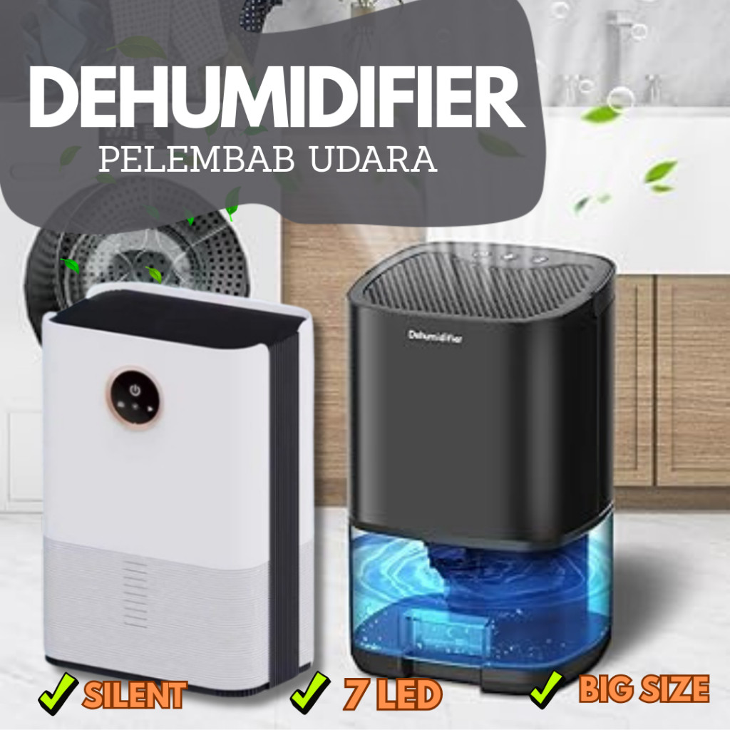 Dehumidifier Air Dryer Portable 1Liter 1L  Penyerap Kelembaban Udara Ruangan Tamu Kamar  Portable