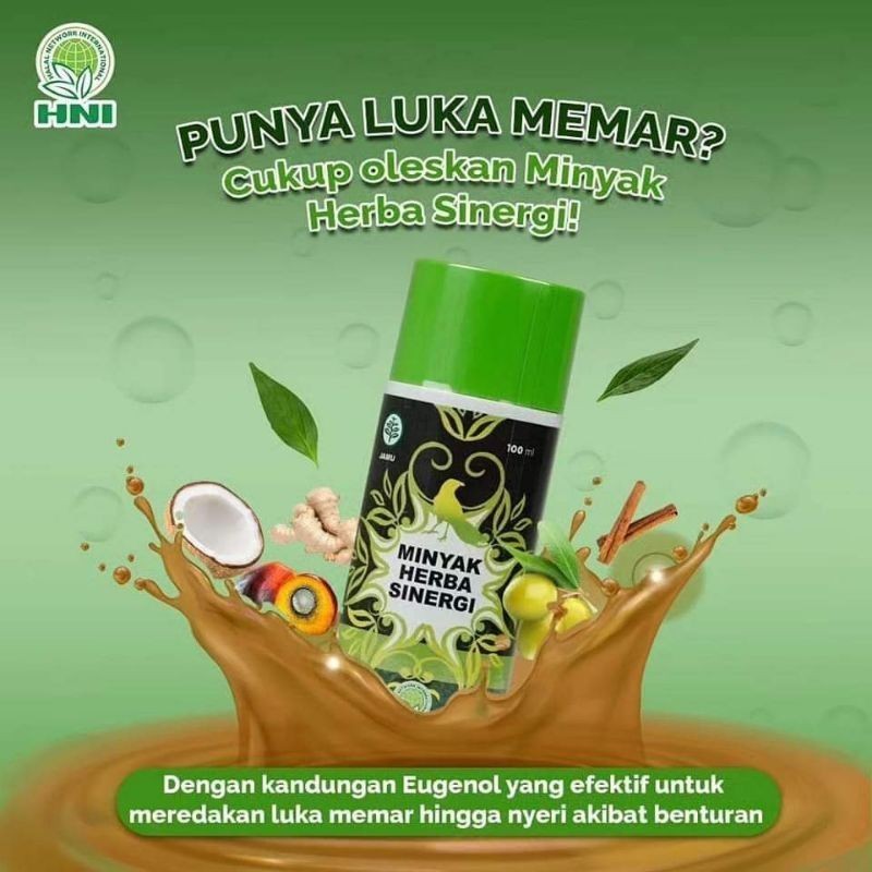 

ASLI 100% Minyak Herba Sinergi (MHS) / pijat urut luka gosok gatal asli hni hpai / Herbal Burung Bubut / butbut HPAI bpom / minyak seribu manf'at