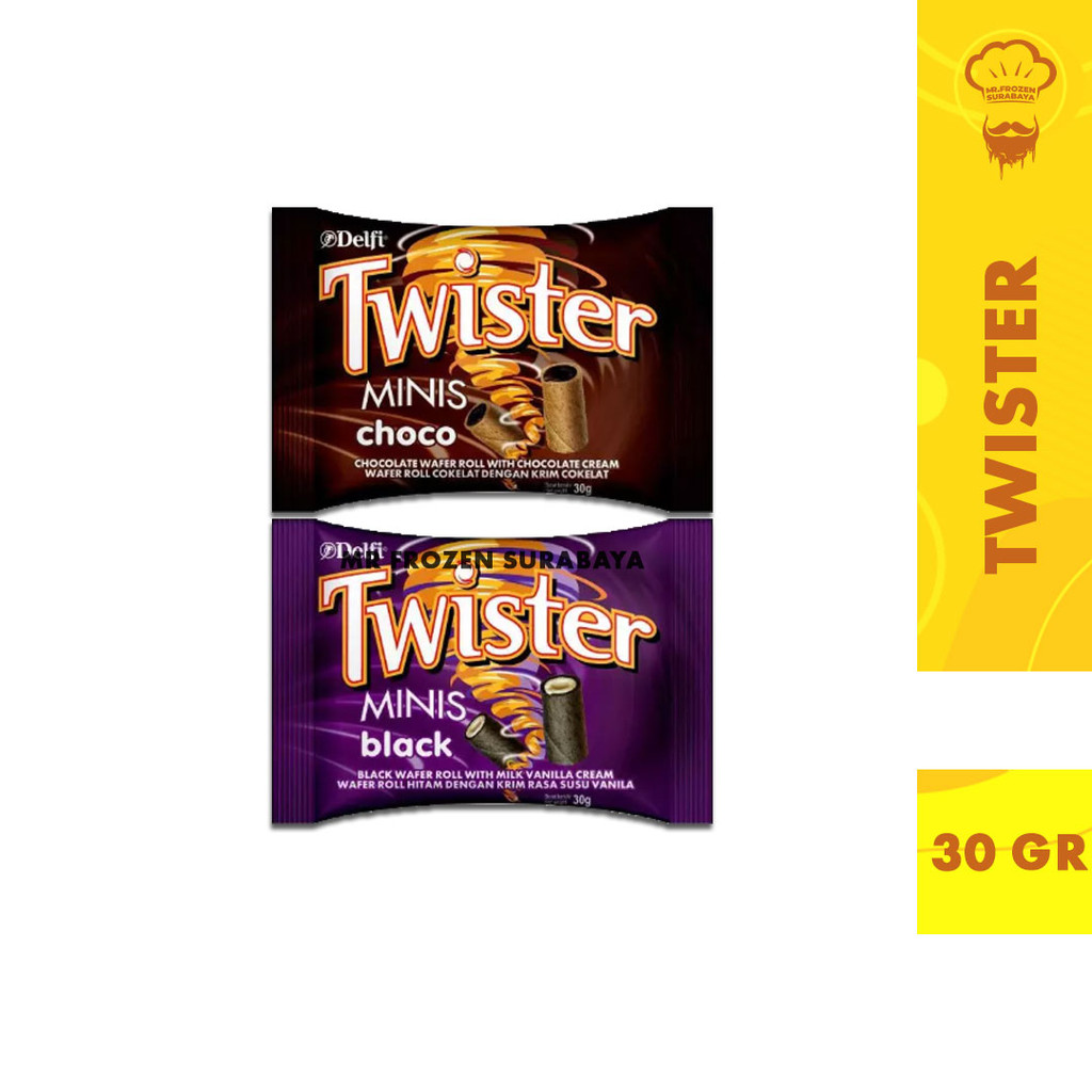 Delfi Twister Wafer Roll Chocho Lumer 30gr