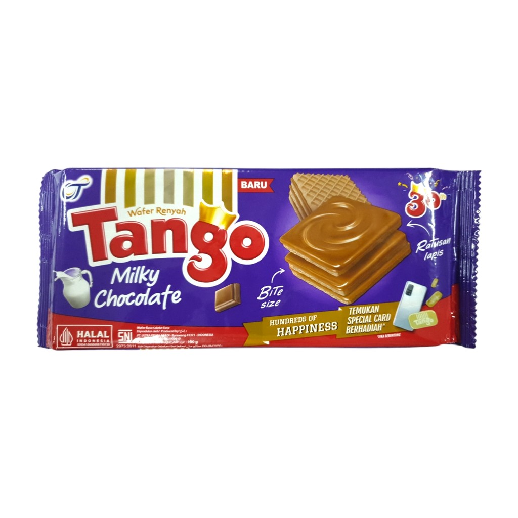 

TANGO WAFER MILKY CHOCOLATE 100GR
