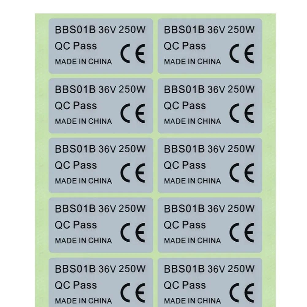 20 Pcs Ebike Electric Bicycle Sticker For BAFANG 36V 250W/48V 750W BBS 01/BBSHD SH Bafang Central Mo