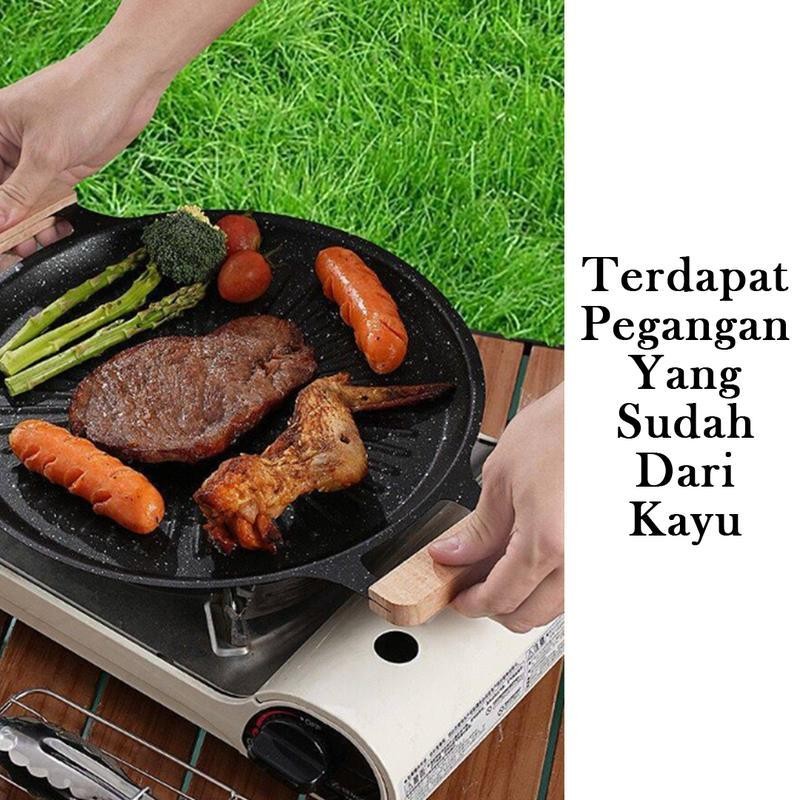 BIG PROMO wajan anti lengket teflon anti lengket Grill Anti Lengket/Alat Grill PanggangPanggangan