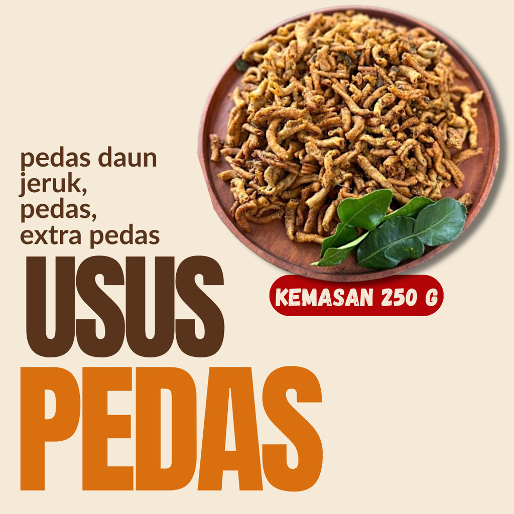 

Keripik Usus Ayam Pedas Mantap 250 Gram