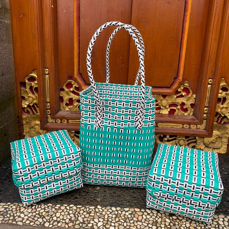 TAS JALY PREMIUM ISI 2 FREE BESEK BAMBU// Tas jali isi 2 // Set 2 keben jali