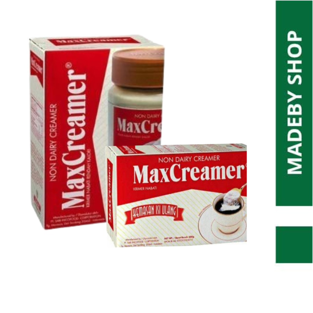 

MAXCREAMER NON DAIRY KRIMER MINUMAN KEMASAN ISI ULANG 500 GR