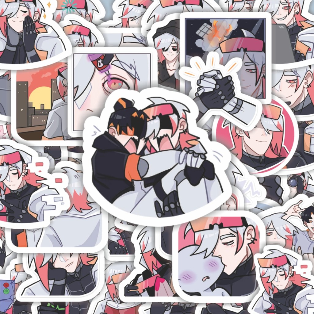 

100PCS Lucu Stiker Funny Character Victor The Cyberman Stiker Aesthetic Stiker Anti Air Stikers Berperekat Waterproof sticker decal buat Motor Helm Buku Journal Koper Casing HP Laptop Botol Minum Hadiah anak