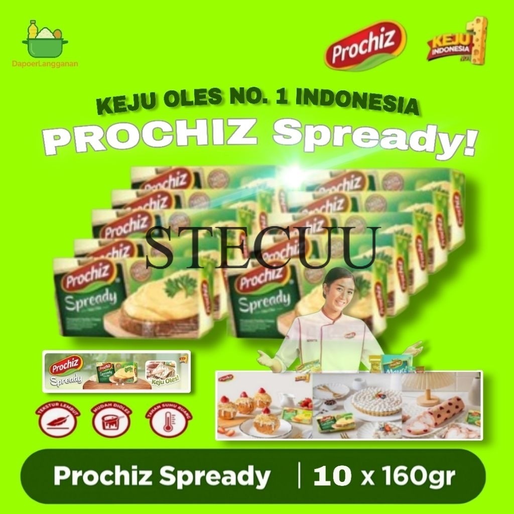 

Prochiz Spready 10 x 160gr – Keju Oles Creamy