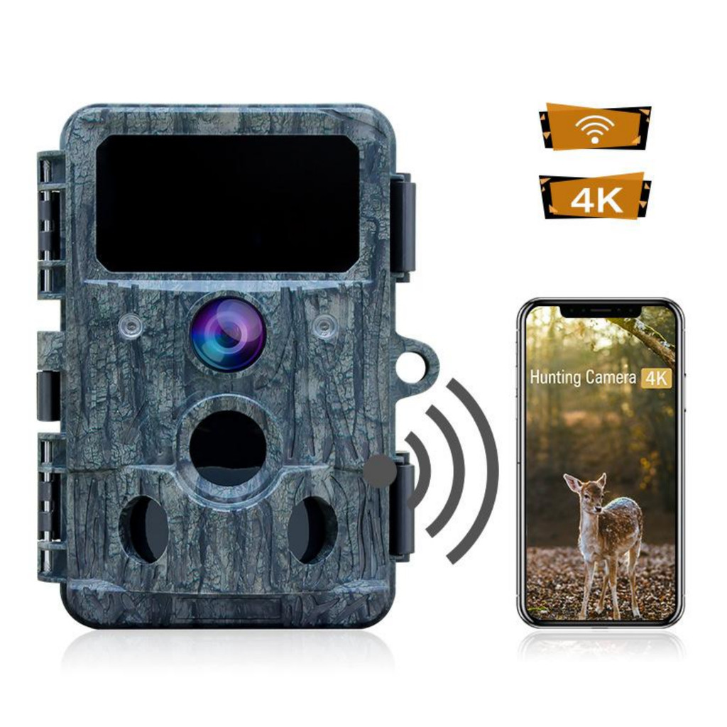 Redleaf RD3049PRO 4K 30MP Native WIFI Trail Camera Photo Traps with No Glow IR Leds for Night Vision