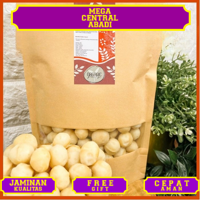 

Kacang Macadamia Nut 500 gr/Kacang Macadamia 500 gr