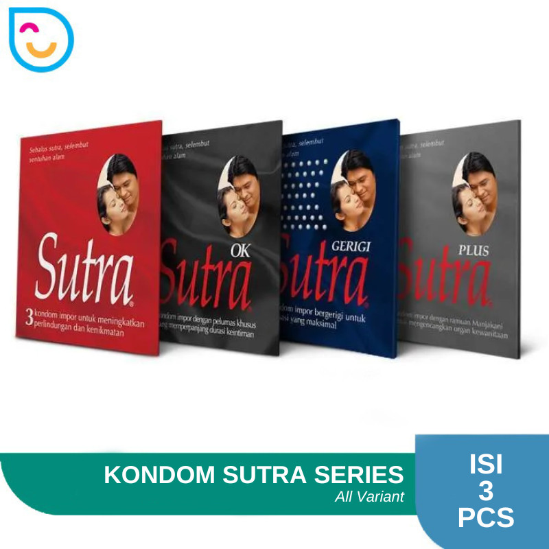 Kondom Sutra Isi 3 / Sutra Gerigi / Sutra Merah / Sutra Classic / Sutra Ok / Sutra Plus / Bisa Bayar
