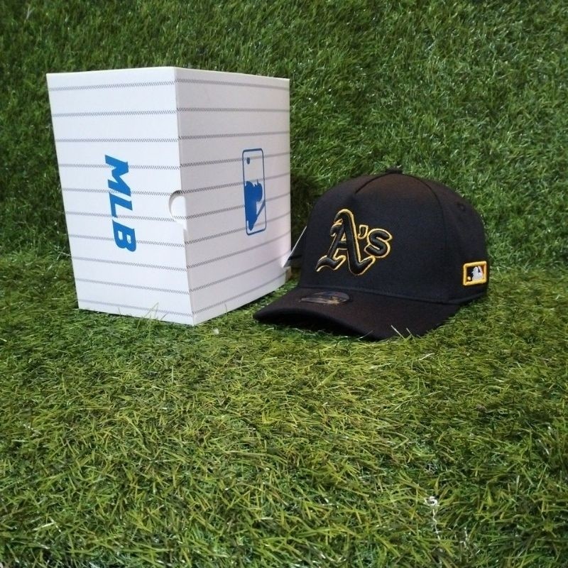 As Hitam Liat Gold Bahan HitamTopi Premium Full Tag MLB