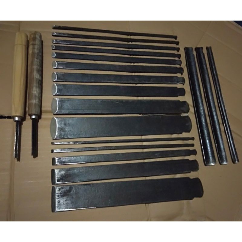 PAHAT UKIR / TATAH UKIR KAYU SATU SET ISI 20 BIJI Terbaik