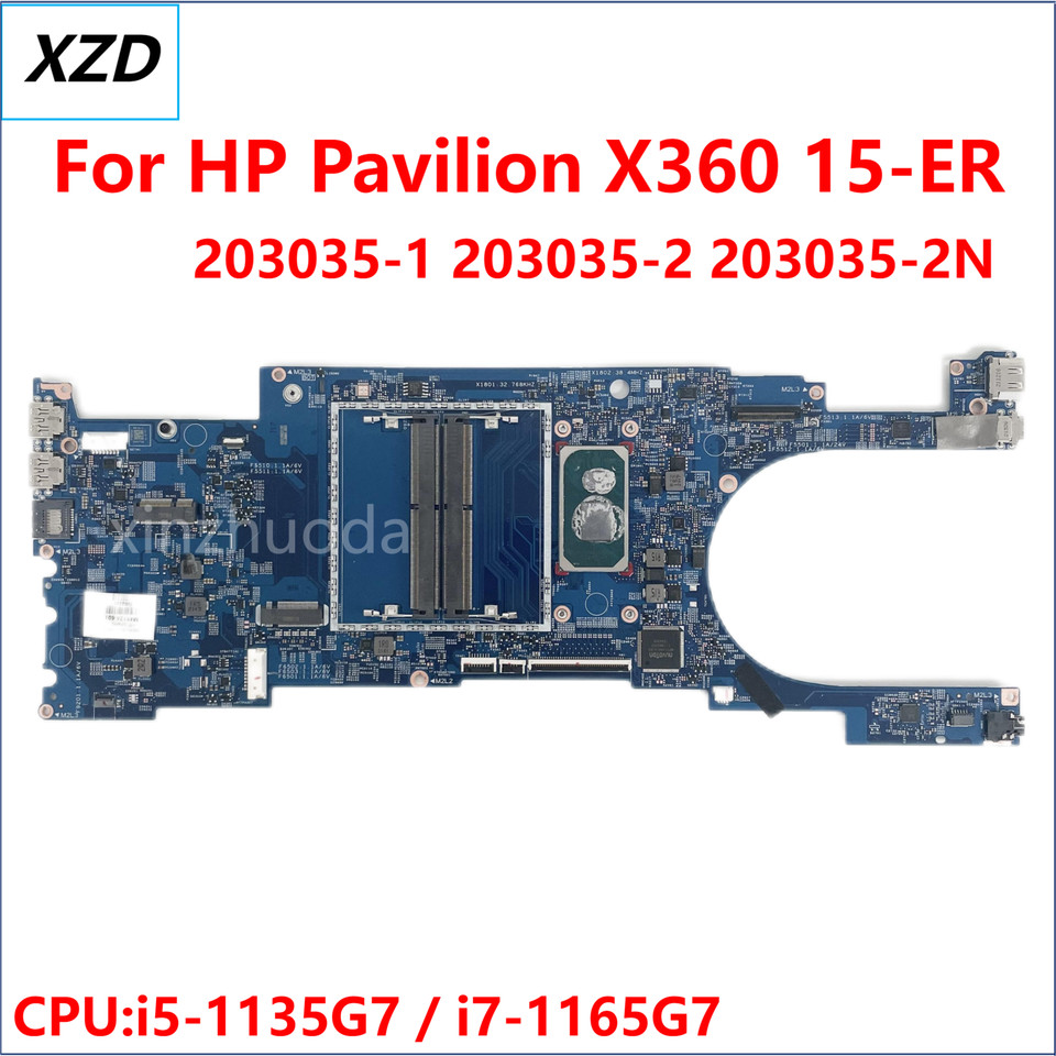 203035-1 203035-2 203035-2N Mainboard For HP Pavilion X360 15-ER Laptop Motherboard CPU: I5 I7 M4512