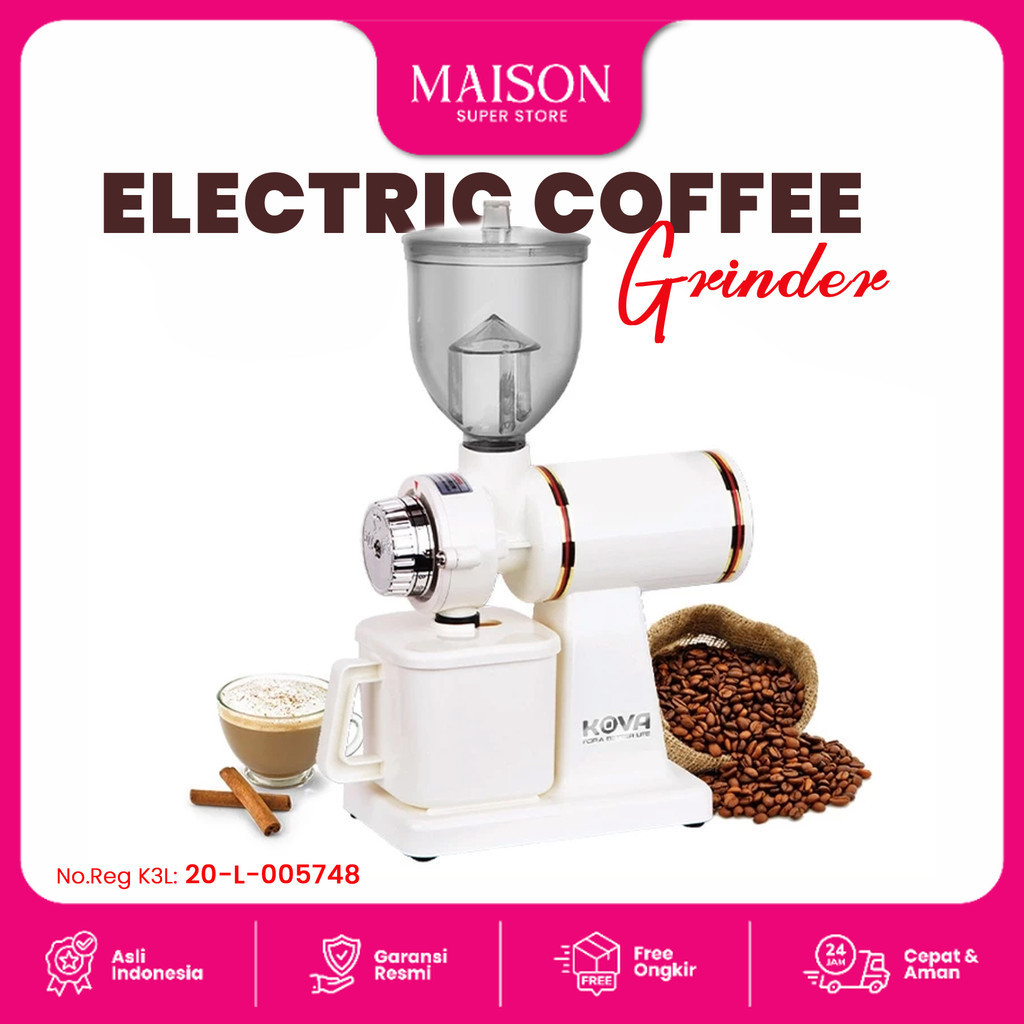 Kova N600 Electric Coffee Grinder Maker Mesin Giling Biji Kopi Listrik