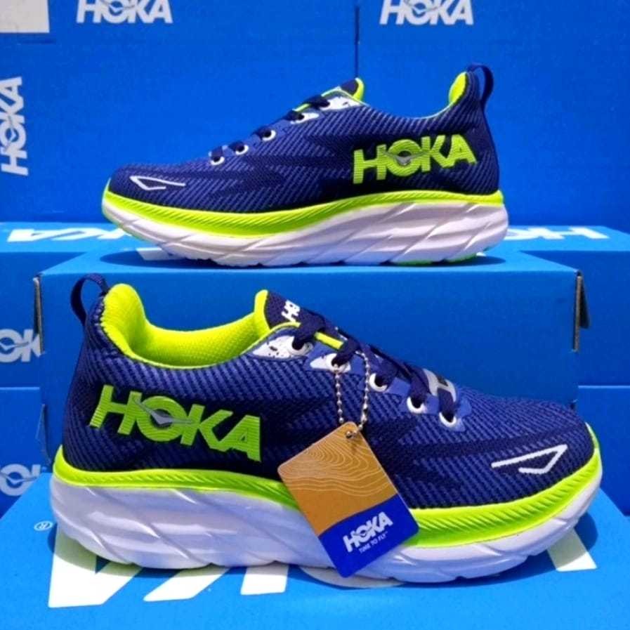 GERALSIR Sepatu Hoka Carbon X2 Runing Shoes Hoka Lari Olahraga Sneakers Pria Wanita
