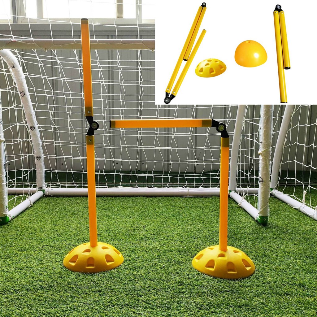 Football Agility Training Poles Speed and Agility Training Equipment Folding Soccer Agility Pole Set
