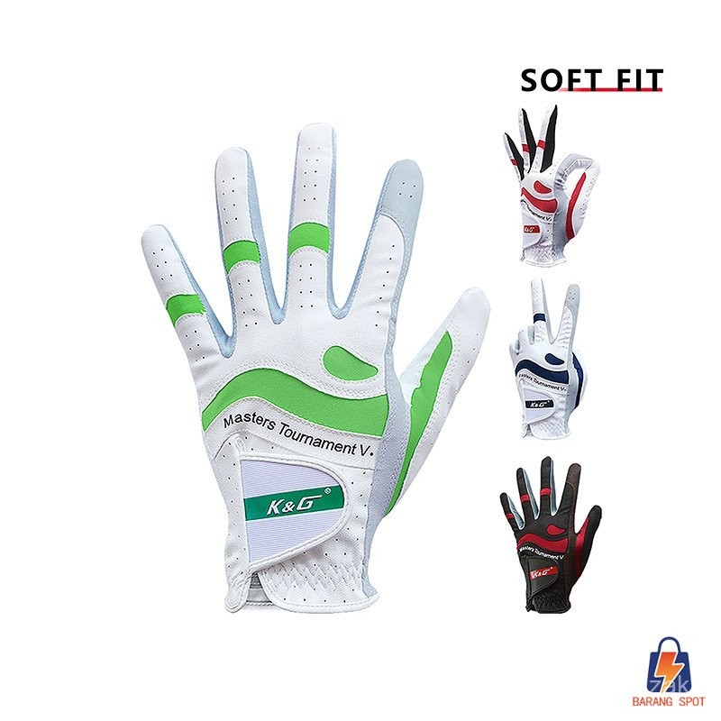 Sarung Tangan Pria Glove Men Golf K&G Tangan Kiri Tunggal GST-K&G01#BARANG SPOT#
