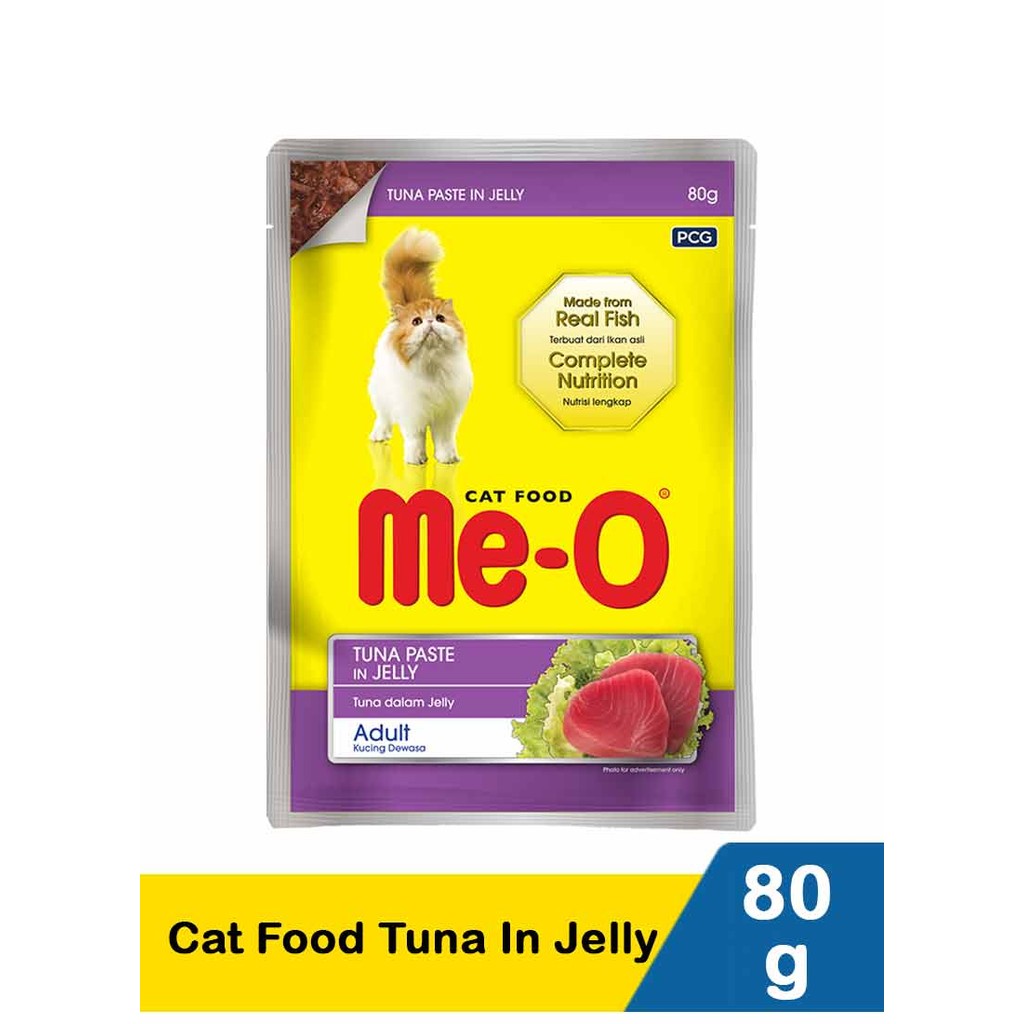 ME-O CAT FOOD TUNA IN JELLY 80g