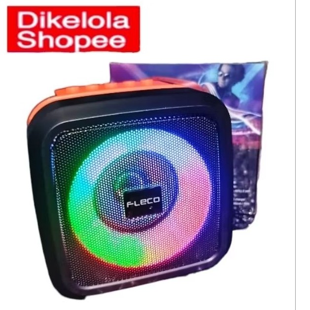 COD NEWW SPEAKER BLUETOOTH SUPER BASS BISA RADIO CAS FLECO F417B/F417B LED RGB
