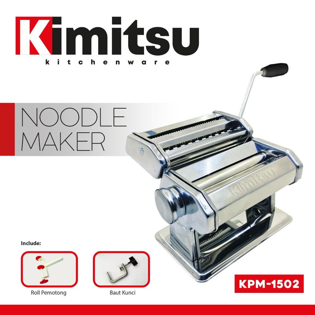 NINJA MEDAN - KIMITSU AMPIA / NOODLE MAKER STAINLESS - PECAH BELAH