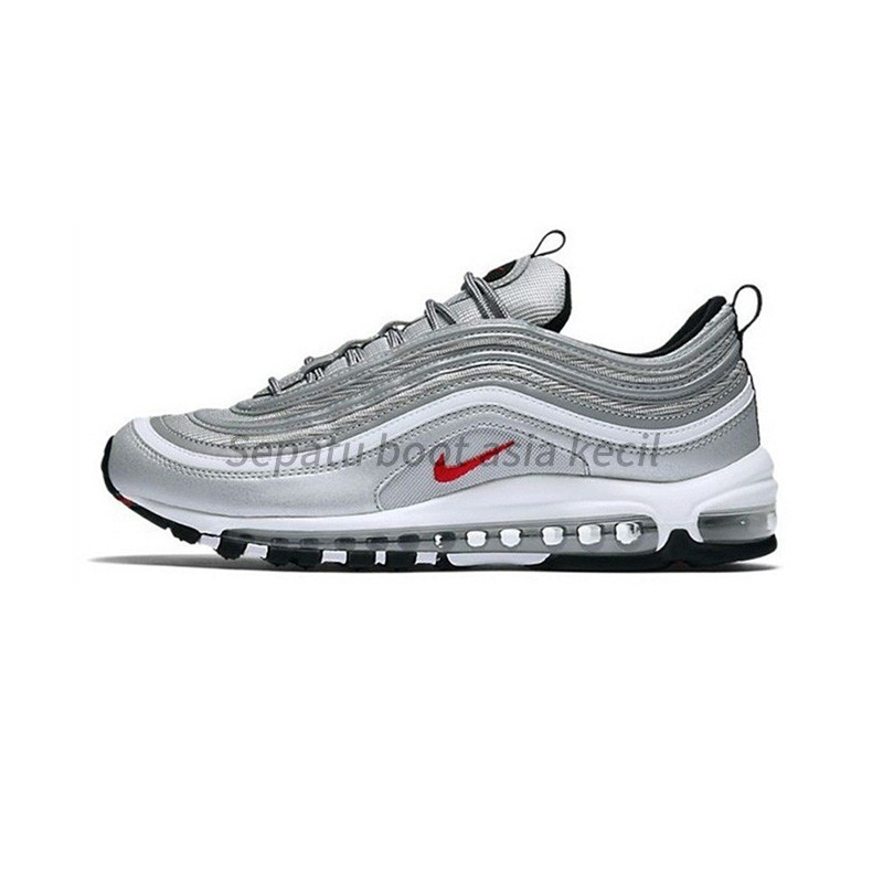 Nike Air Max AirMax 97 Silver Bullet Black White Anthracite Metallic Trainers Jogging Sports Sneaker