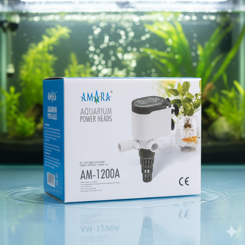 Amara Am 1200 mesin pompa filter aquarium 1200 filter aquarium aquascape