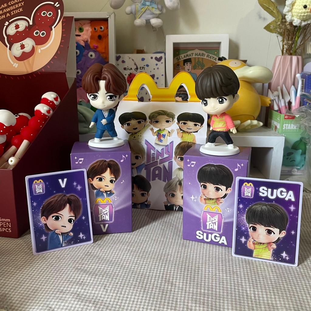Figure Mcdonald x Bts Tiny Tan Official Original Mcd