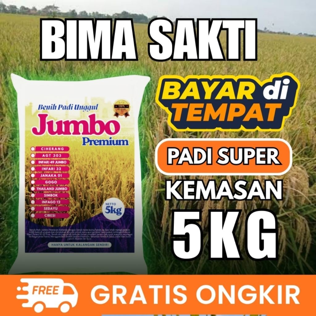 Bibit Padi Unggul Bima Sakti 5kg