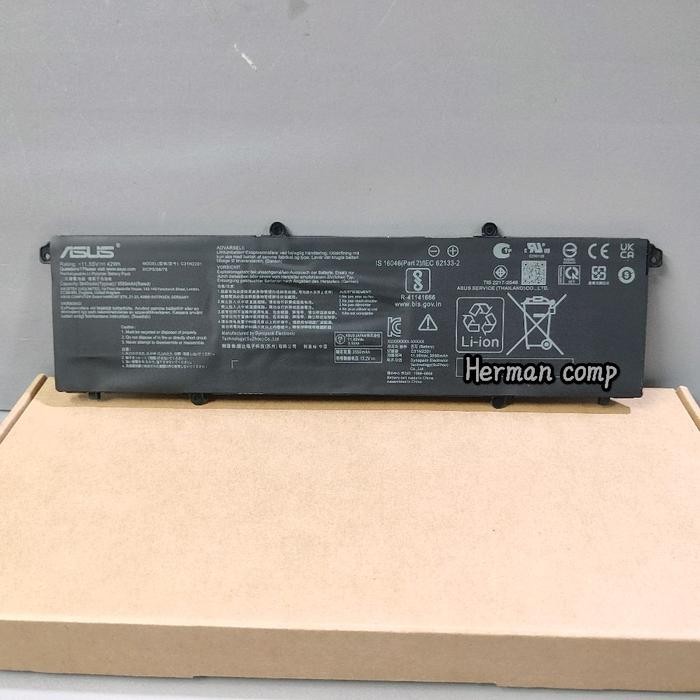 Original Baterai Laptop For Asus VivoBook Go 15 A1405 A1405Z A1405ZA X1504 X1504Z X1504ZA X1504VA E1