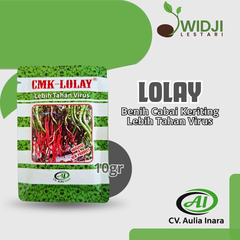LOLAY 10gr Benih Cabe Keriting Original 1.800 Biji Bibit CMK LOLAY Lebih Tahan Virus