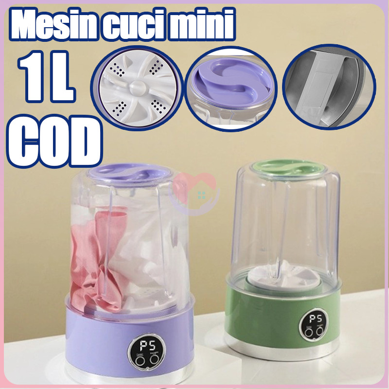 [COD]Mesin cuci mini pakaian dalam portabel 1 liter, mesin cuci pakaian dalam, celana dalam, dan kau