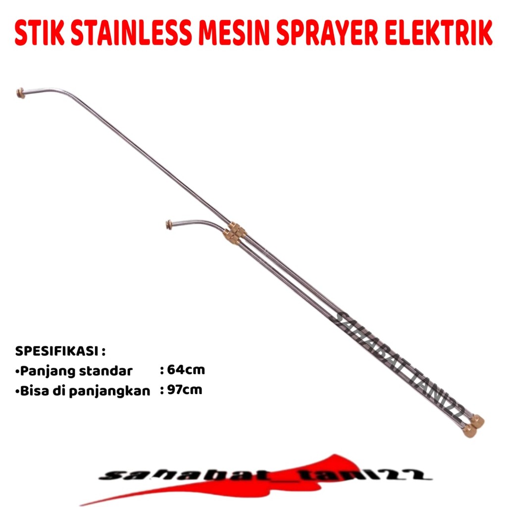 Stik sprayer TU26 stenlist nozzle kuningan stik sprayer elektrik stik semprotan hama stik stick spra