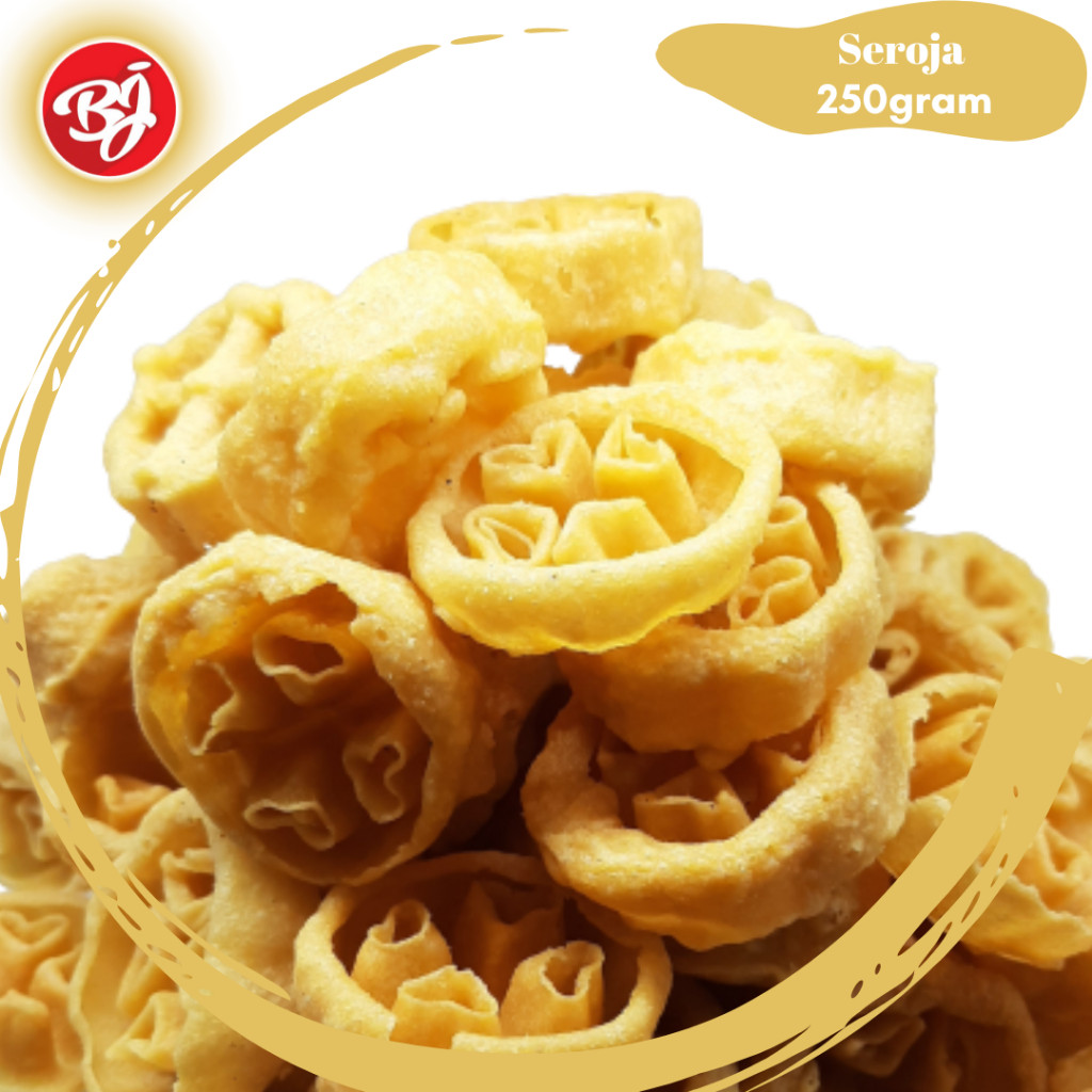 Kue Kembang Goyang / Seroja Mini Manis & Asin 250gram