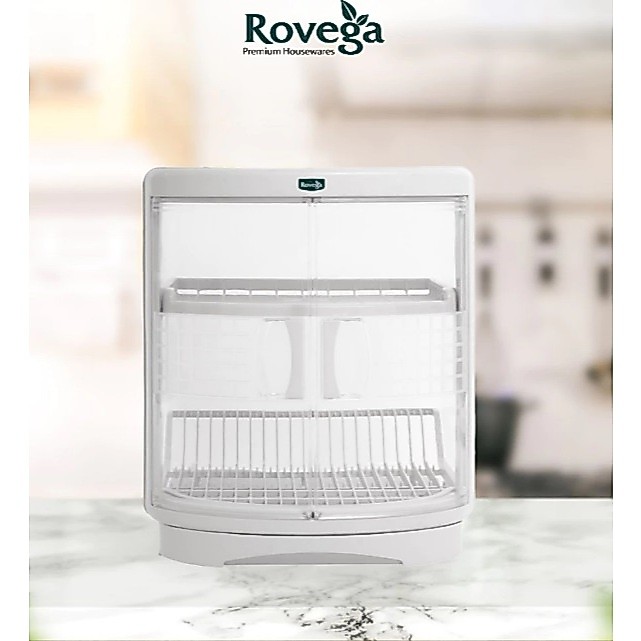 Rovega Rak Piring Plastik Dish Rack  Premium Foodgrade Dish Drainer Paloma PLM-200