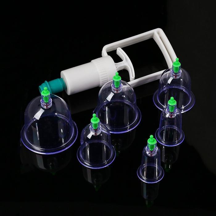 Set Alat bekam Kop Angin 6 cup untuk seluruh kesehatan canduk  bekam cupping  set alat  kop