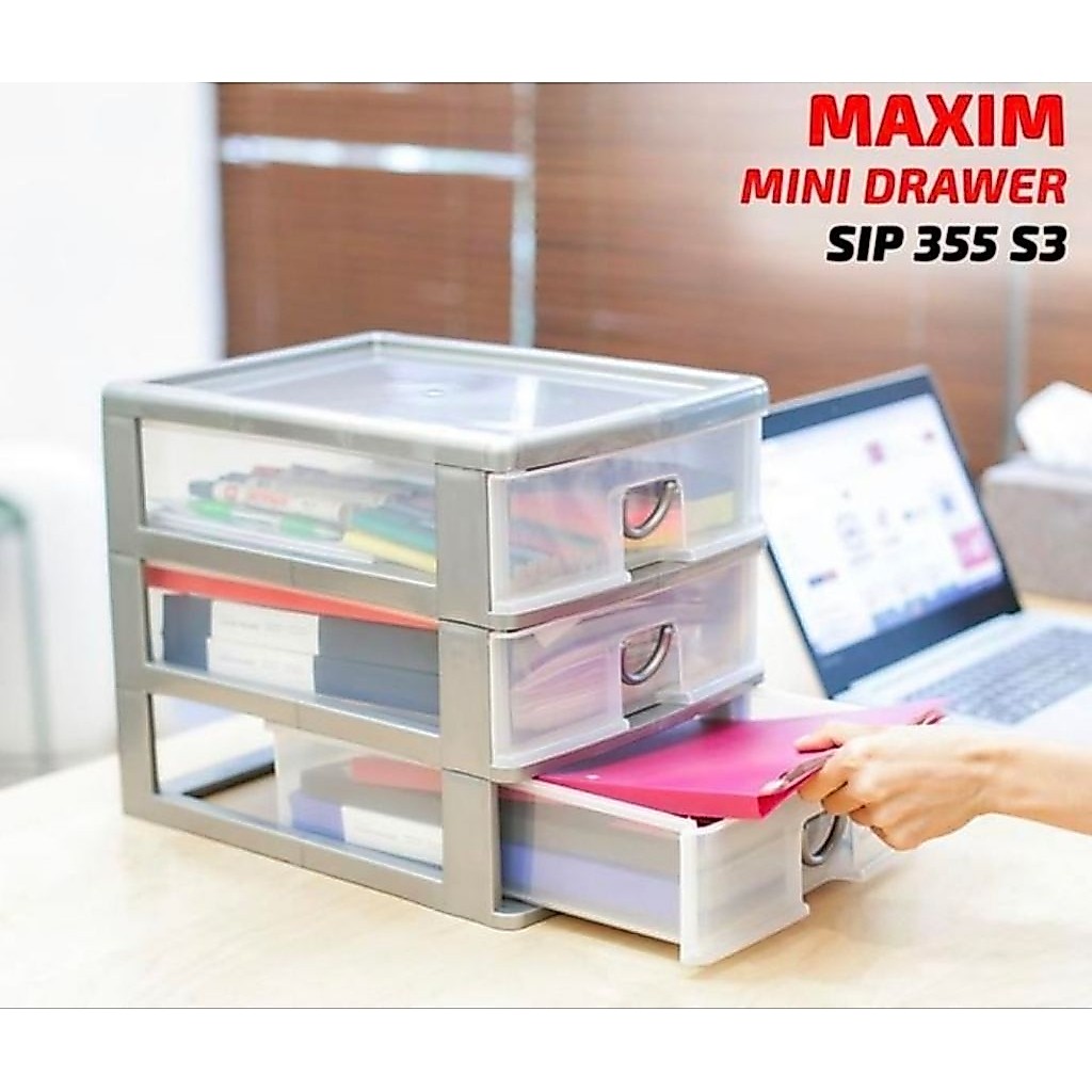 Laci plastik Shinpo maxim susun 3, susun 4/mini container shinpo SIP 355/Laci maxim shinpo
