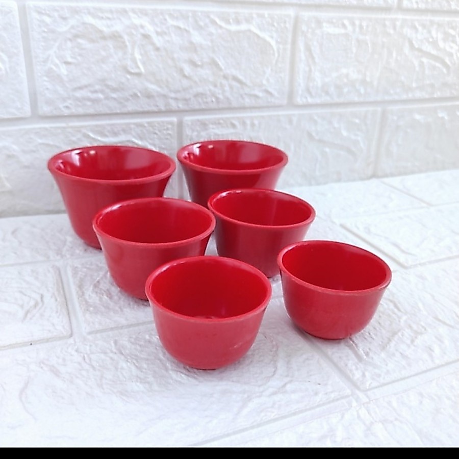 Cangkir Kecil Minum Teh 2203 Onyx Melamin Awet Kuat Tebal Tahan Panas Premium Onyx Diameter 7CM Tea 