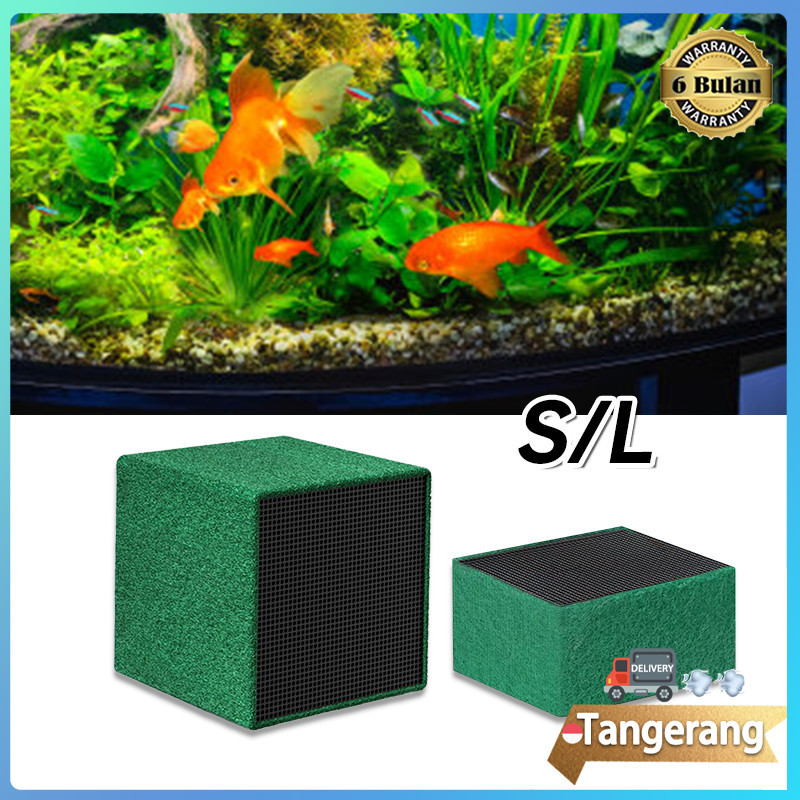Filter Akuarium Magic Water Purifier Karbon Aktif Aquarium Cube Filter Carbon Active Aquarium