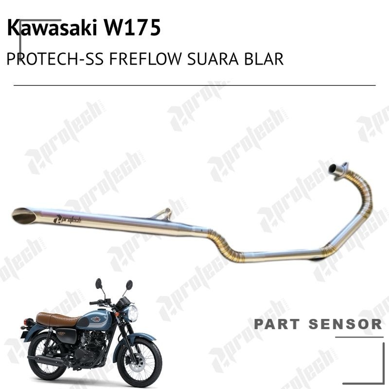 COD Knalpot Freeflow Racing Protech Kawasaki Std Se Estrella W175 Cafe