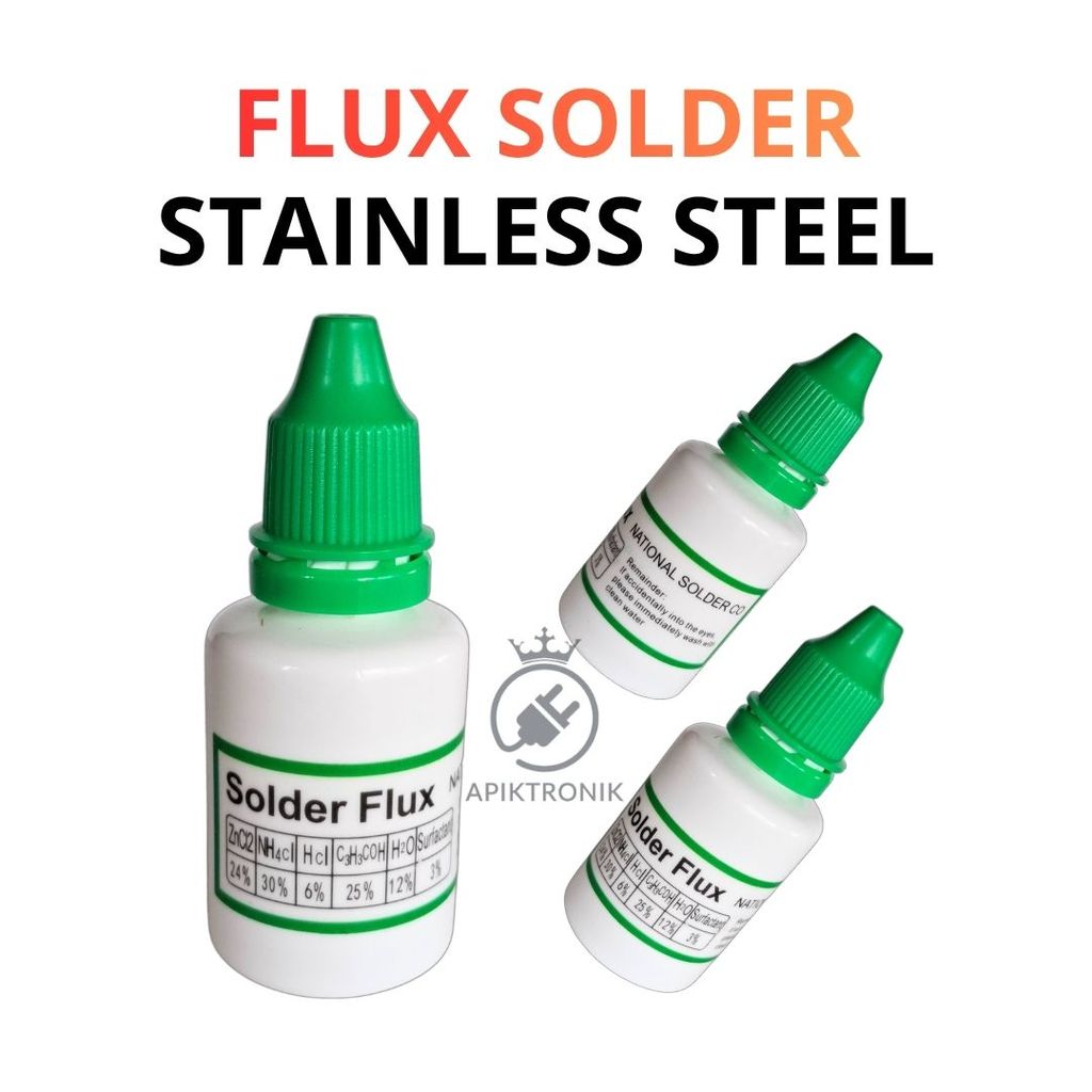 Flux Solder Stainless Cairan Solder Untuk Stainless dan Logam Original