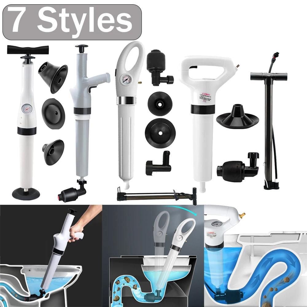 Sewer Dredge Clogged Toilet Plungers Drain Blaster High Pressure Cleaner Air Drain Cleaner Manual Pn