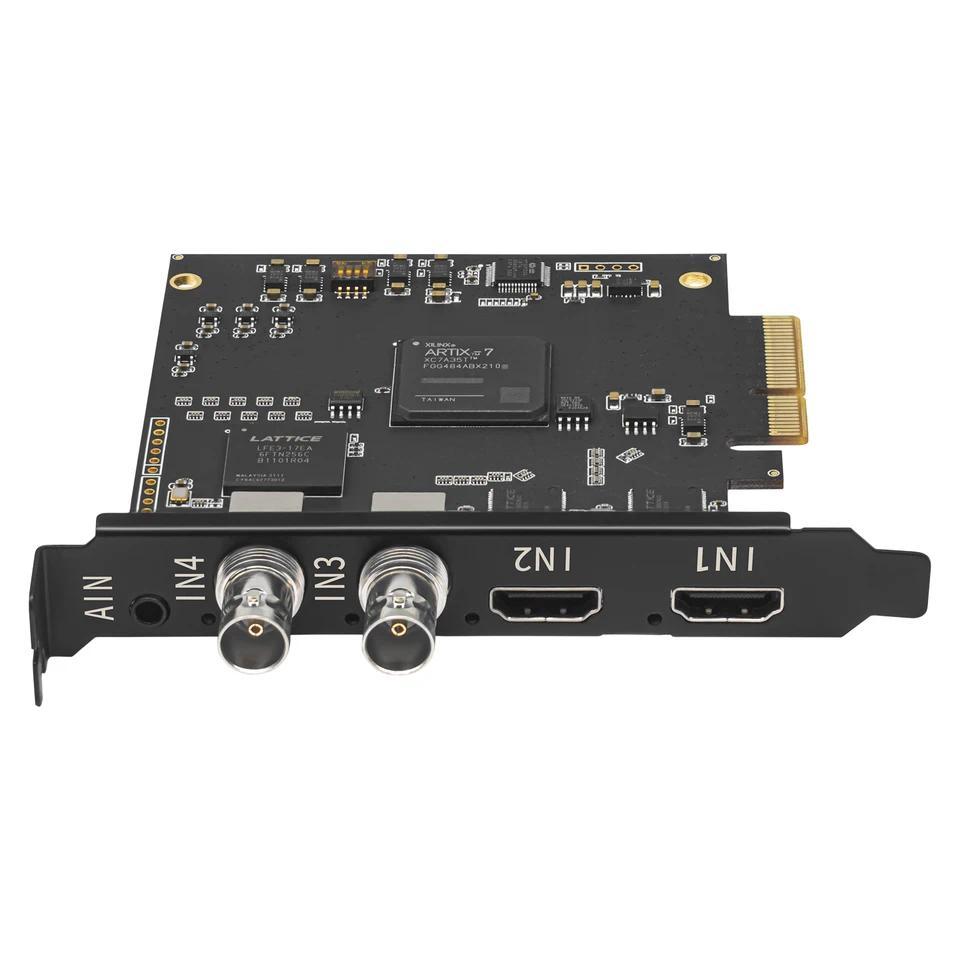 Zoom 1080p OBS Vmix Wirecast Streaming 4 Channel HDMI S Broadcast PCI Express HD Video Capture Card 