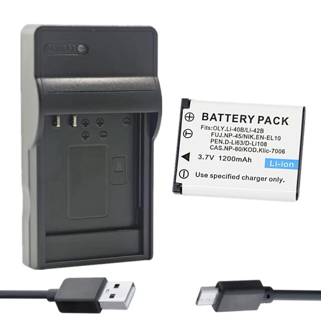 NP-45 NP-45A Charger or Battery for Fujifilm FinePix JX500 JX550 JX600 JX700 T200 T300 T400 T500 Z30