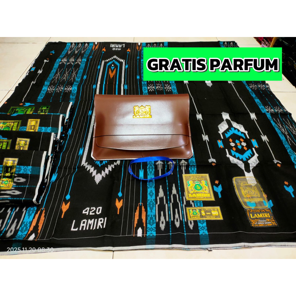 Sarung Lamiri Sge Sutra 100% Songket Gunung Exclusif