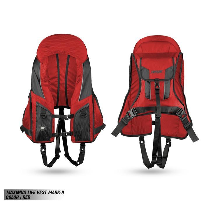 Life Jacket | Rompi Pelampung | Firecast Maximus vest - RED  Original